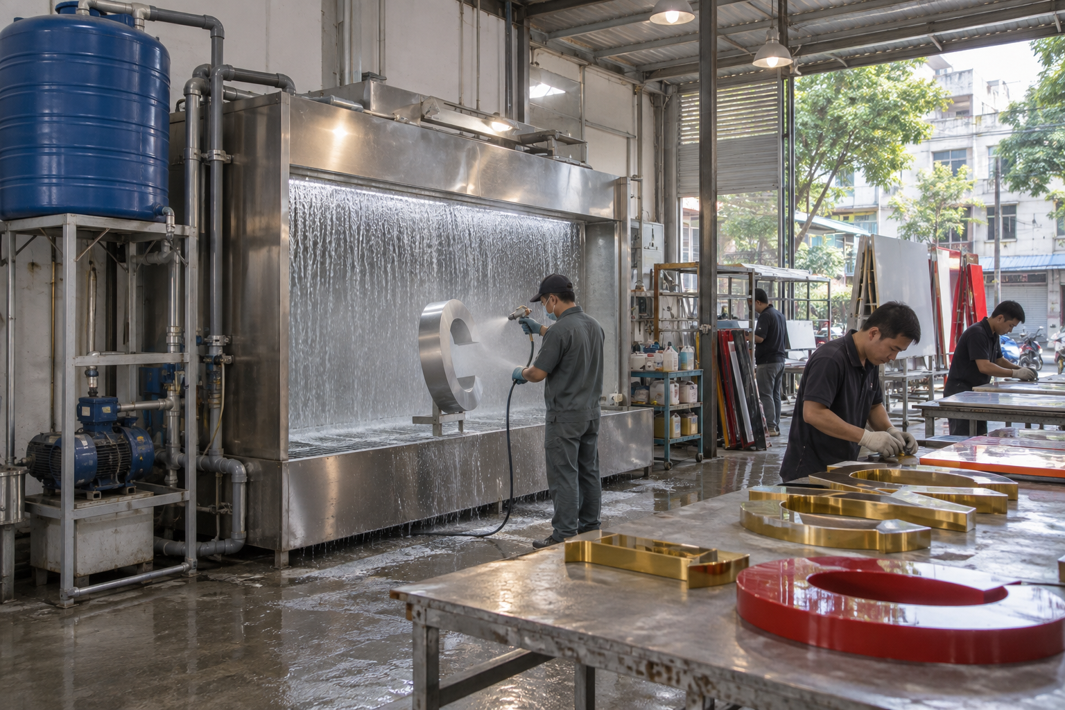 Máy Bơm Công Nghiệp Cho Buồng Sơn Màng Nước Hà Nội