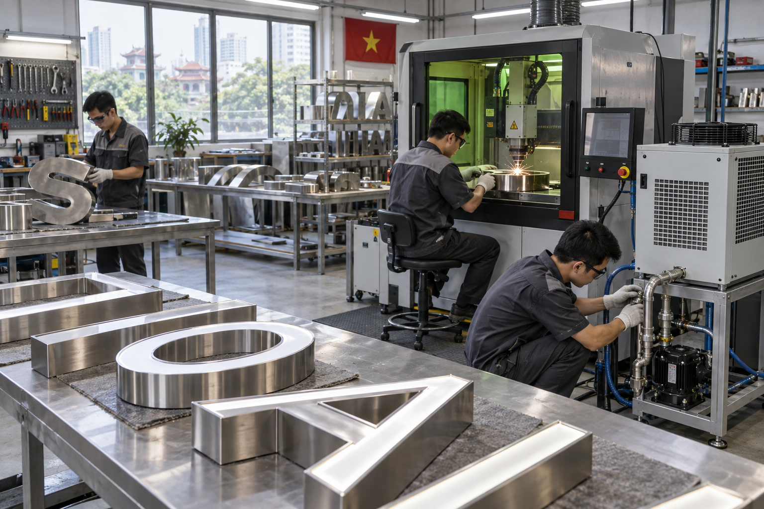 Máy Bơm Công Nghiệp Cho Chiller Hàn Laser Hà Nội