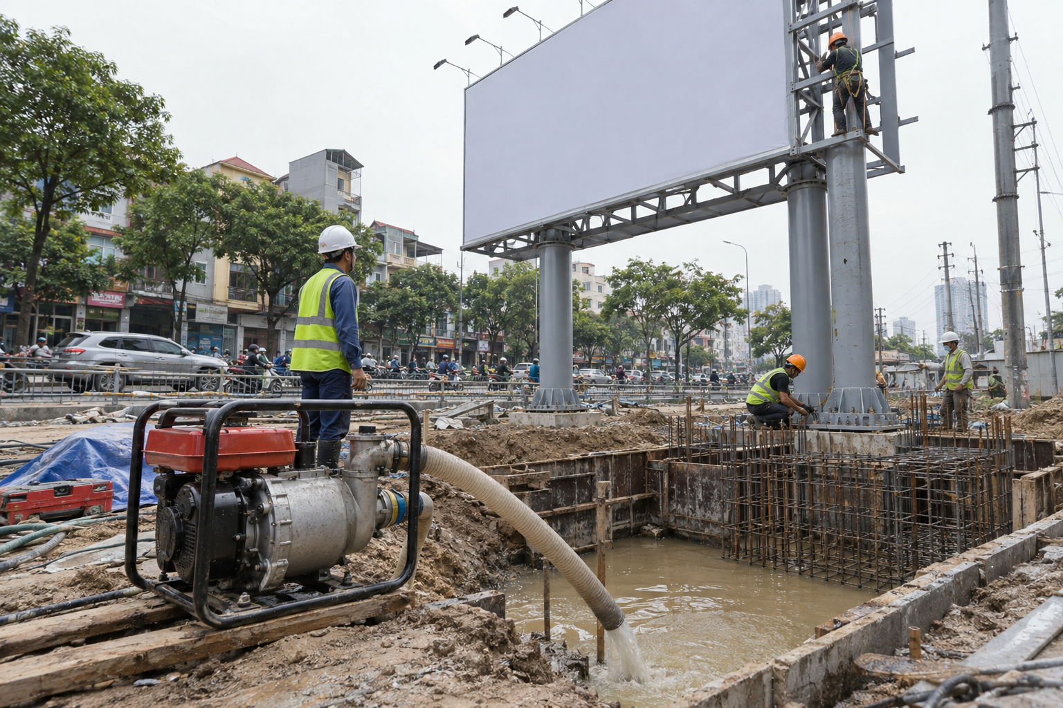 Cách chọn máy bơm công nghiệp cho pano tại Hà Nội - Máy bơm công nghiệp - Máy Bơm Nhập Khẩu Chính Hãng