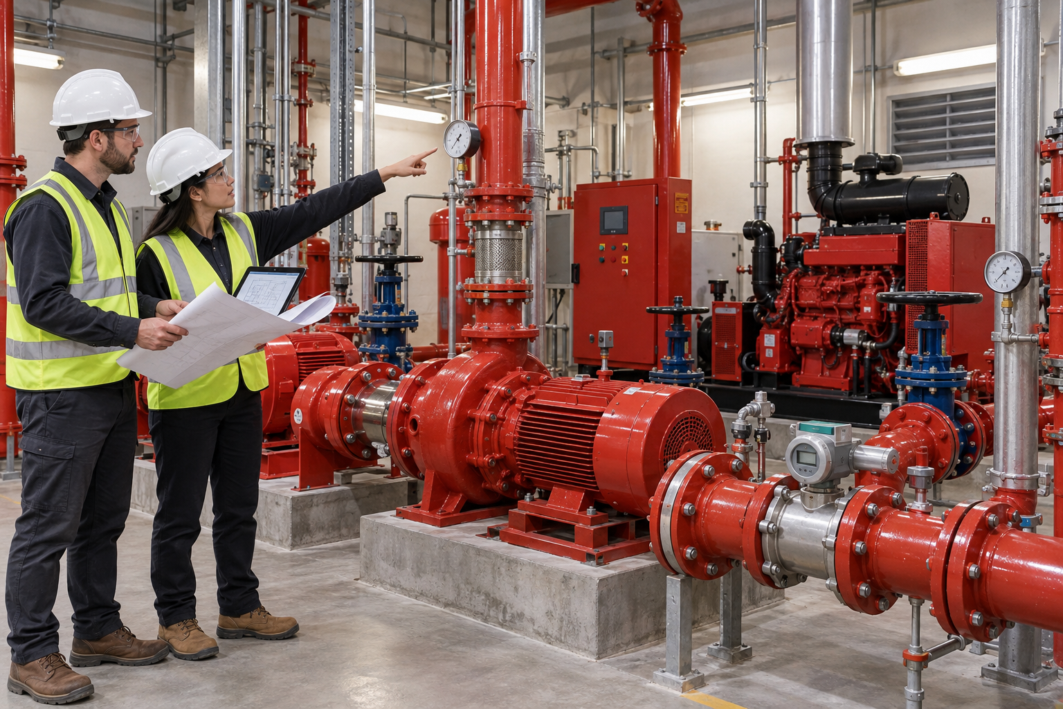 Vì sao lưu lượng và cột áp quyết định hiệu quả bơm PCCC? - Máy bơm PCCC - Máy Bơm Nhập Khẩu Chính Hãng