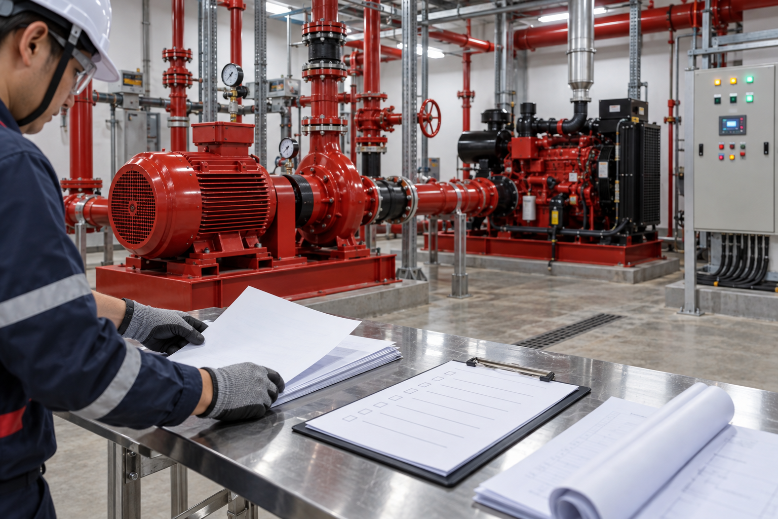 Vì sao hồ sơ kỹ thuật máy bơm PCCC cần được chuẩn bị từ sớm? - Máy bơm PCCC - Máy Bơm Nhập Khẩu Chính Hãng