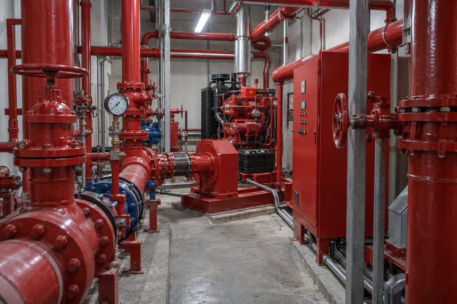 Những lỗi bố trí dễ gặp trong phòng bơm - Máy bơm PCCC - Máy Bơm Nhập Khẩu Chính Hãng
