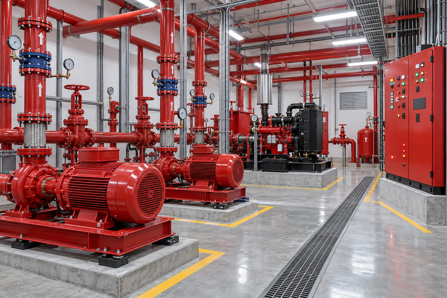 Vì sao bố trí phòng bơm PCCC quan trọng không kém chọn thiết bị? - Máy bơm PCCC - Máy Bơm Nhập Khẩu Chính Hãng