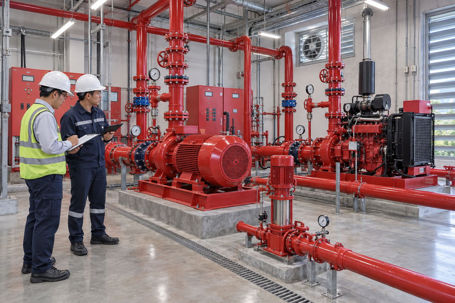 Máy bơm PCCC tại Thanh Hóa cần đáp ứng những nhu cầu nào? - Máy bơm PCCC - Máy Bơm Nhập Khẩu Chính Hãng