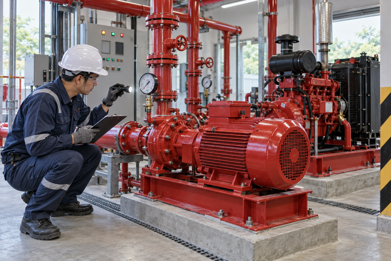 Vì sao máy bơm PCCC cần bảo trì định kỳ? - Máy bơm PCCC - Máy Bơm Nhập Khẩu Chính Hãng